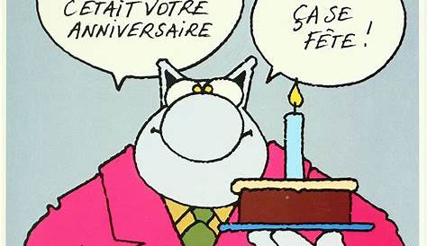 Bon Anniversaire Le Chat Geluck Image Associée , ,