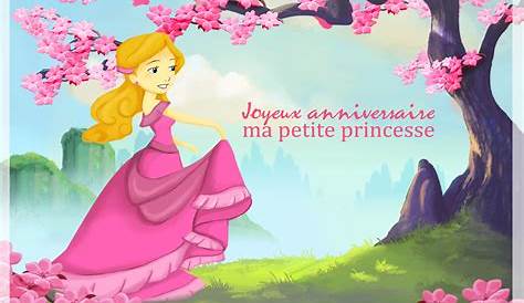 Bon Anniversaire Ma Princesse Joyeux Amel Poster Hind Keep