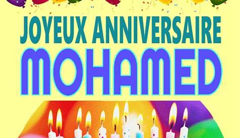 Bon Anniversaire Mohamed KEEP CALM AND Happy Birthday