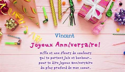Bon Anniversaire Vincent Humour Joyeux !! Sev Et Lolo Scrapent