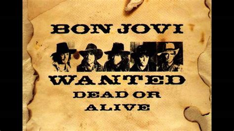 bon jovi wanted dead or alive instrumental