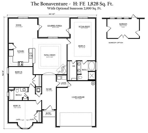 bonaventure floor plan dr horton