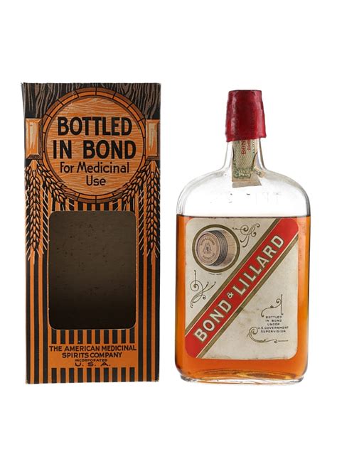 bond and lillard bottles by year