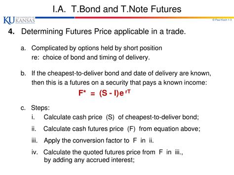 bond futures price formula