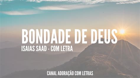 bondade de deus com letra