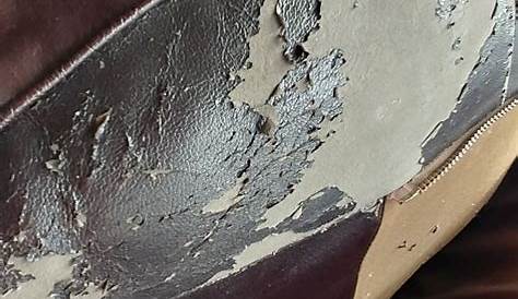 Bonded Leather Repair How To Peeling Faux Blues Diy