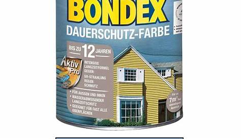 Bondex Dauerschutz Farbe Taubenblau 2,5 L Test ️