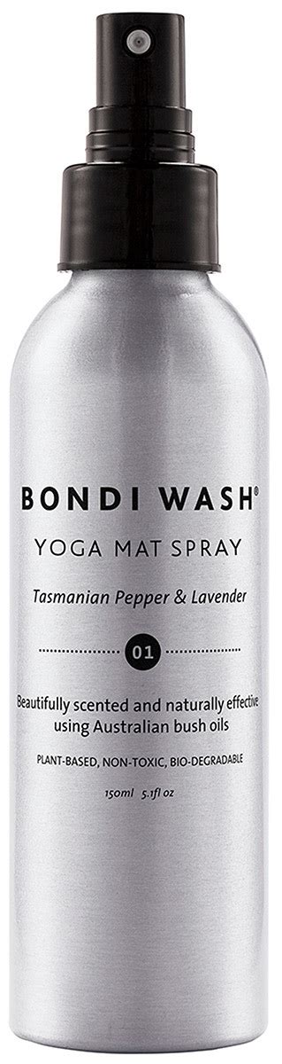 bondi wash yoga mat spray