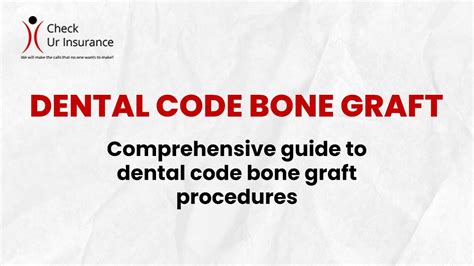 Bone Graft And Membrane Code