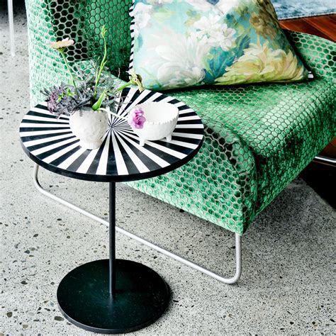 Bone Inlay Side Table Nz