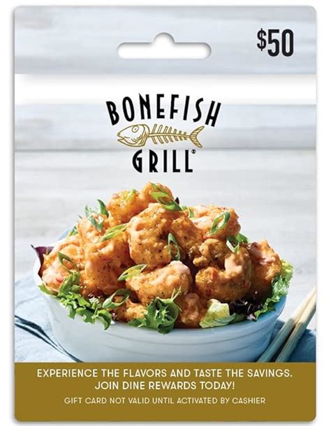 bonefish grill gift certificate