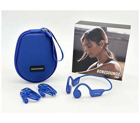 BoneSoundz Pro Bone Conduction Waterproof Headphones with Music Storage