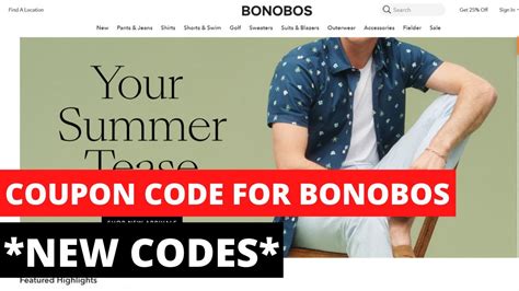 Make Your Shopping Easier With Bonobos Coupon Code 2023