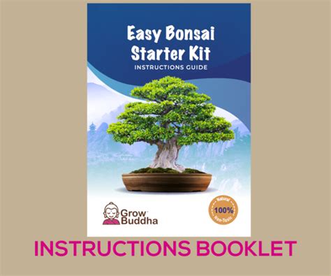Bonsai Grow It Instructions
