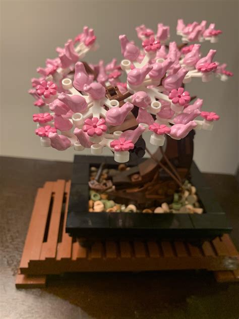 Bonsai Tree Lego With Frogs