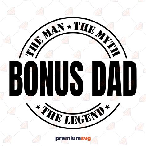 My Bonus Dad design svg dxf vector cnc laser cricut Etsy