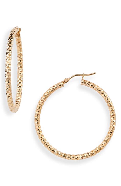 bony levy hoop earrings