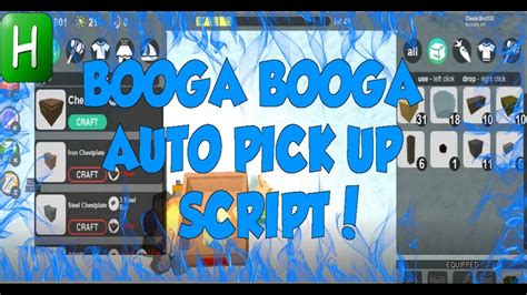 Booga Booga Auto Pick Up Script