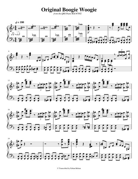 Boogie Woogie, Droogie sheet music for Piano download free in PDF or MIDI