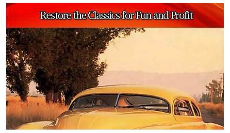 Book On Restoring Classic Cars Car Restorati Journal Documentati Log V 2