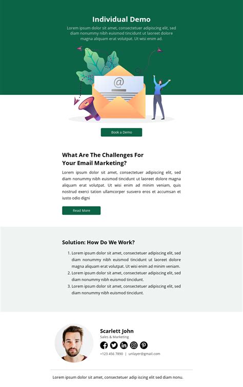 Book a Demo Email Template