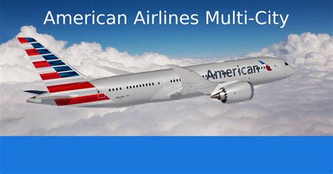 book american airlines multi city