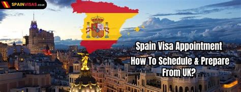 book appointment for spain visa from uk