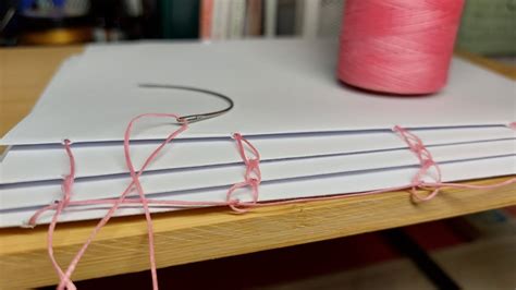 Book Binding With Thread