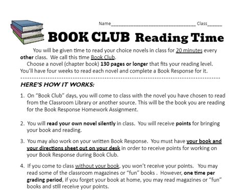 book club activities pdf