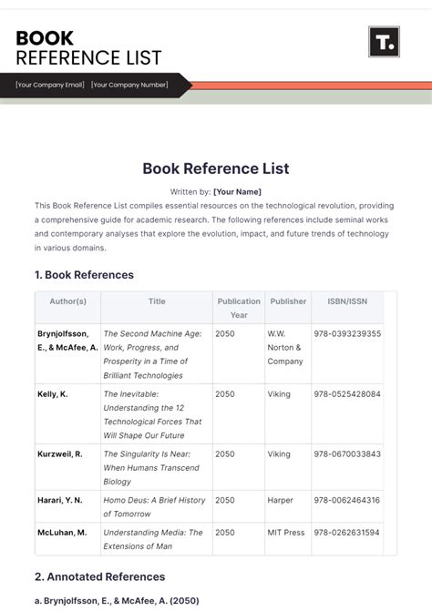 Book In Word Reference