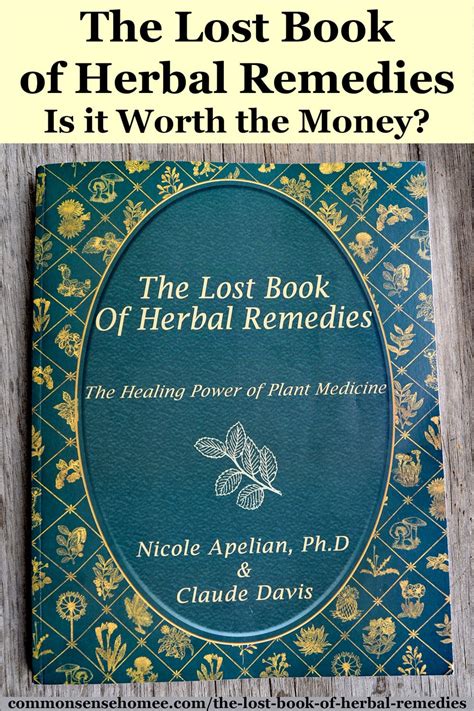 book of herbal remedies