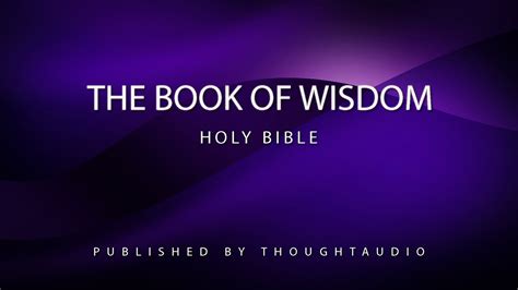 book of wisdom audio