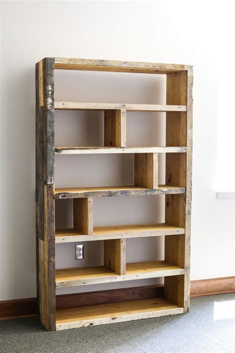 Book Shelf Out Of Pallets