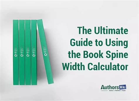 Book Spine Width Calculator