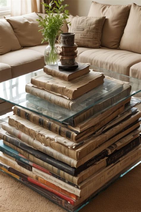 Book Stack For Coffee Table