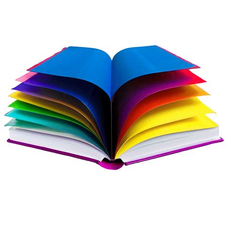 Book With Colored Pages