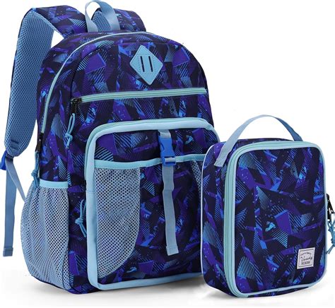 Kid's Dinosaur 3 in 1 Backpack Set Lovely Durable Bookbag Lunch Box