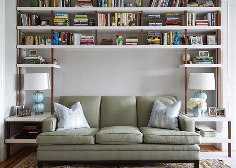 Bookcase Above Sofa
