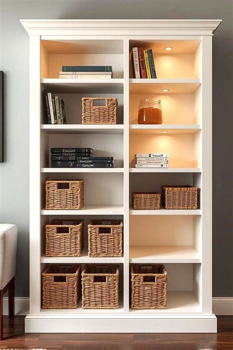 Bookcase Baskets For Storage