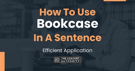 Bookcase Examples In A Sentence