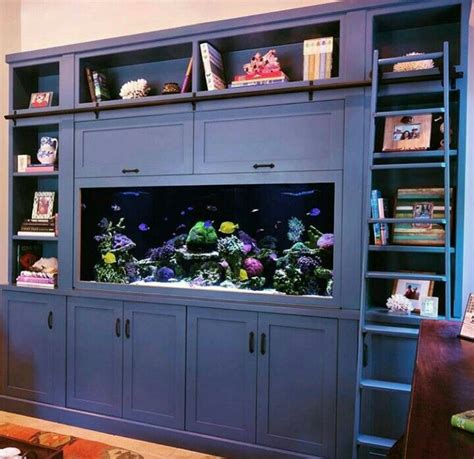 Bookcase Fish Tank Stand