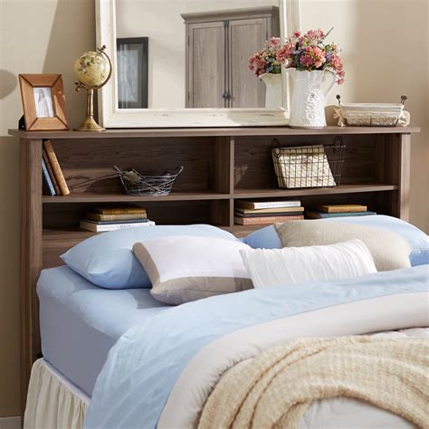 Bookcase Headboard For Queen Bed