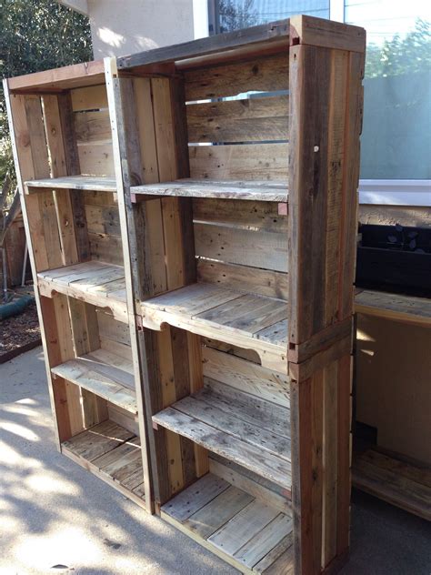 Bookcase Made From Pallets