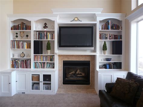 Bookcase Next To Tv