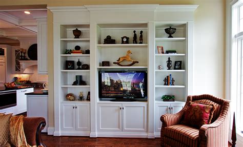 Bookcase With Tv Space