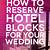 booking hotel blocks for wedding
