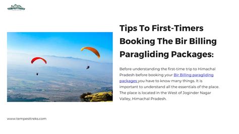 booking paragliding tips