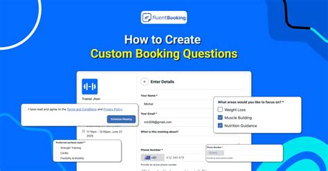 booking questions