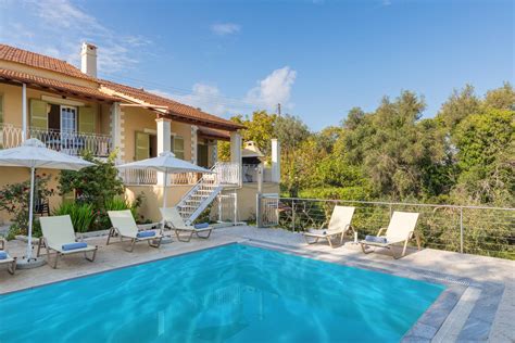 booking.com villas in corfu with private pool