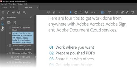 Bookmark Pdf In Adobe Reader